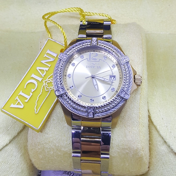 FIRM PRICE-Invicta Bolt two tone ladies watch - Picture 4 of 6